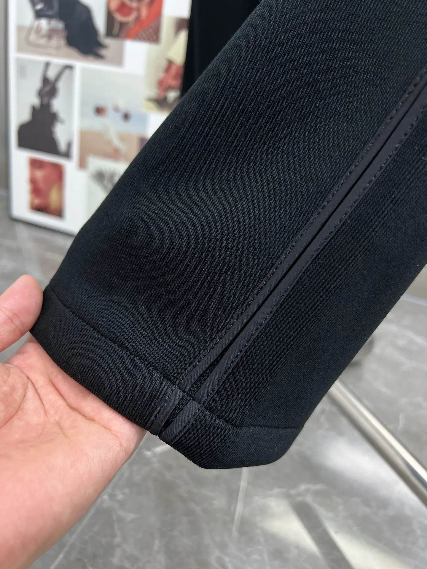 P300 NEW2025 Autumn and Winter New Casual Pants Exclusive Customized Fabric Color: Black and Blue SIZE: M-4XL